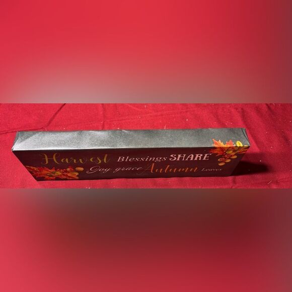 12” "Harvest Blessings" Themed Sign EPC Autumn Fall Thanksgiving - Picture 3 of 6